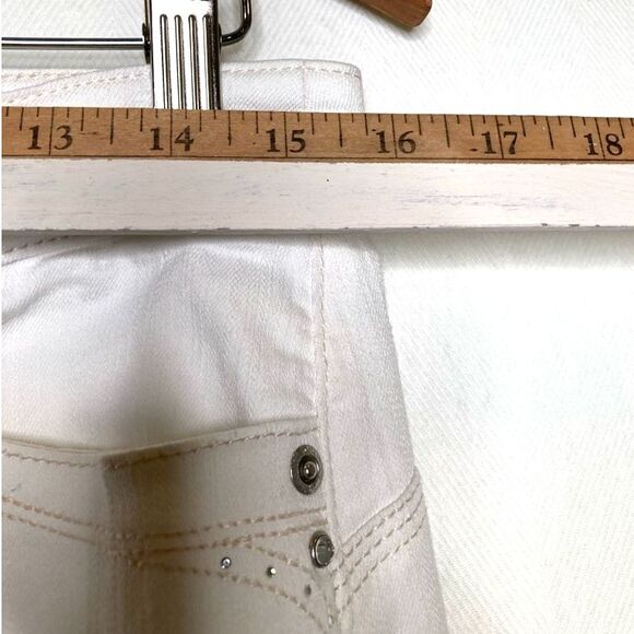 Chicos So Lifting Womens Slim Skinny Jeans White Stretch Pockets Denim S / 6 0.5 - Picture 7 of 12
